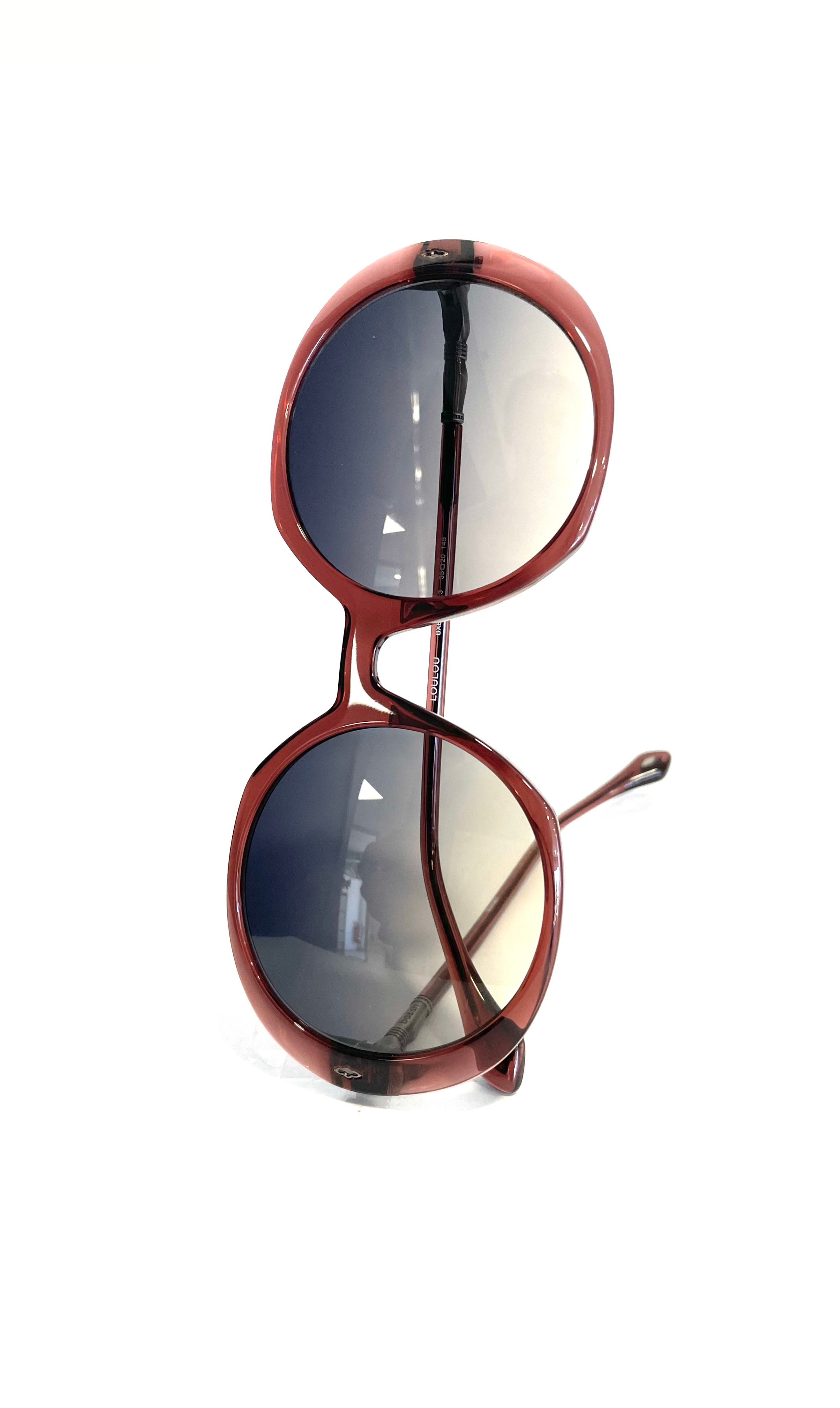 Lunettes de soleil Ba&sh rouges/pourpres