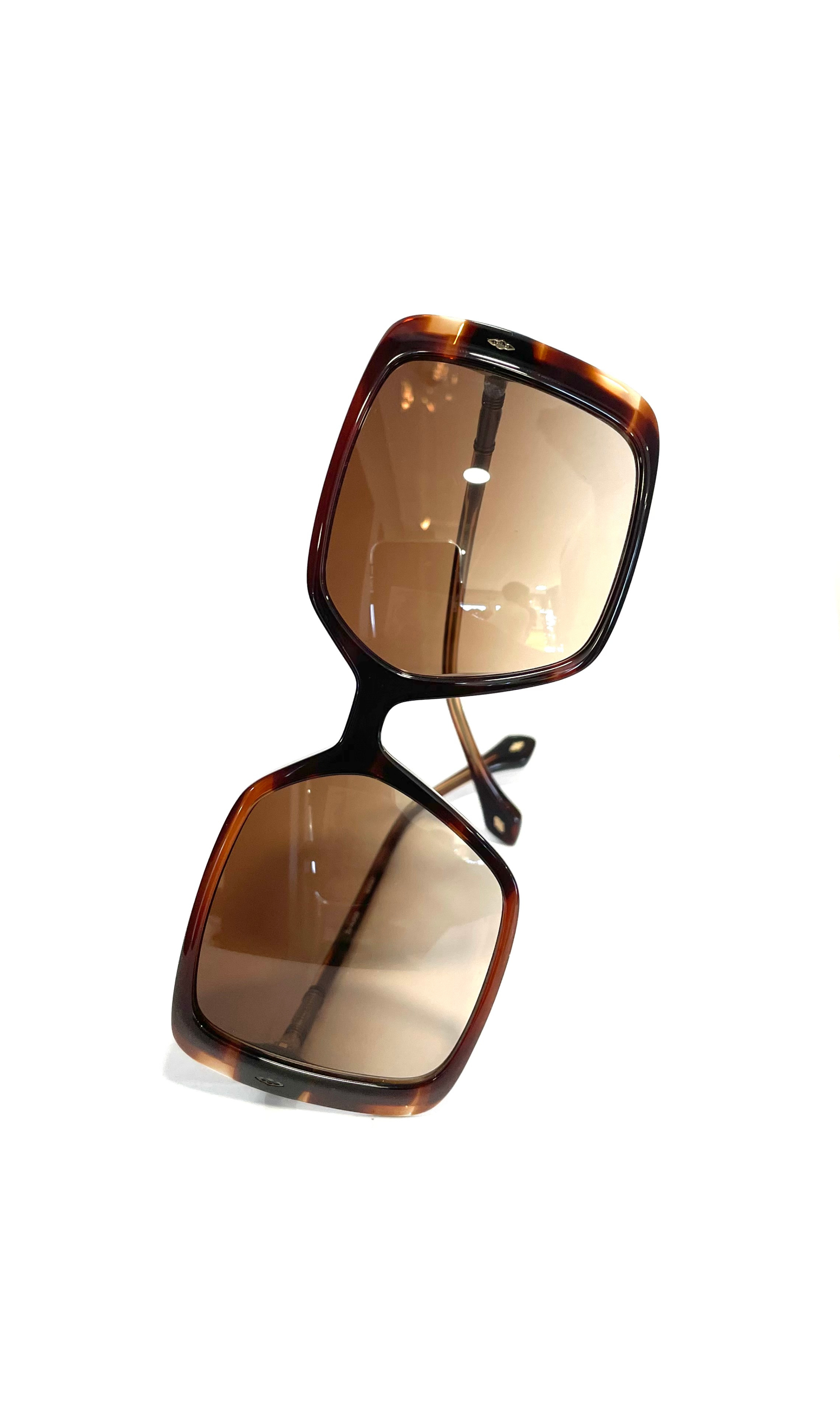 Lunettes de soleil Ba&sh à motif marron